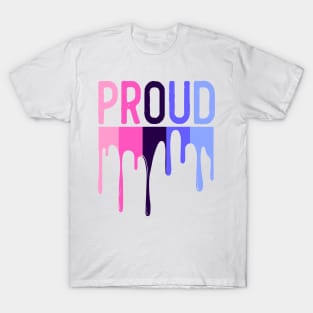 Proud onmisexual lgbtq pride month designs T-Shirt